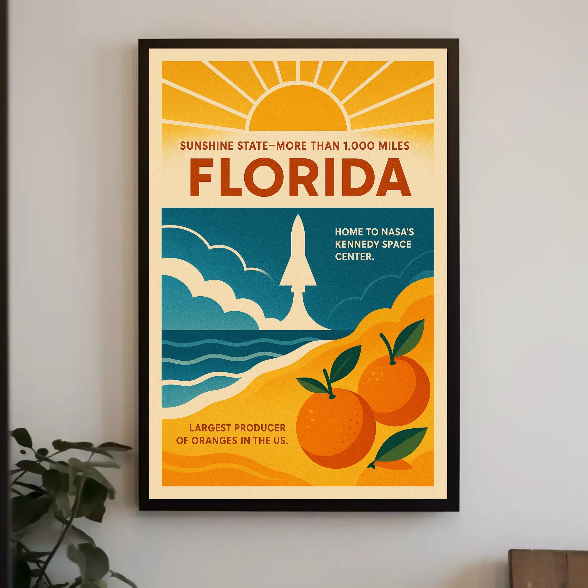 Florida The Sunshine State Poster