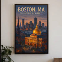 Boston, MA The Cradle of Liberty Poster