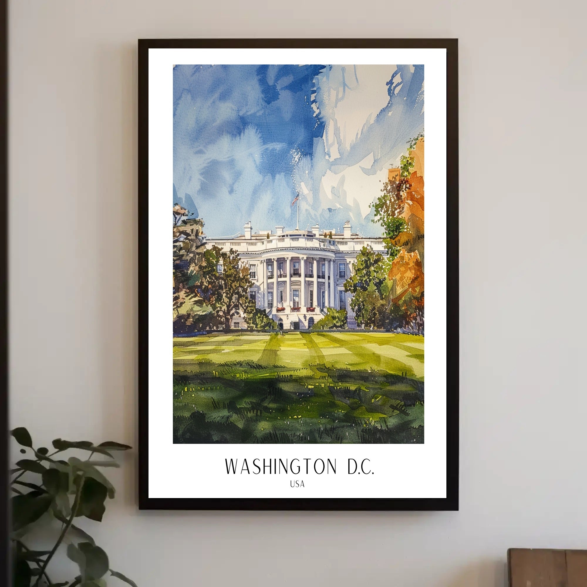 The White House in Washington D.C Poster PosterGoat