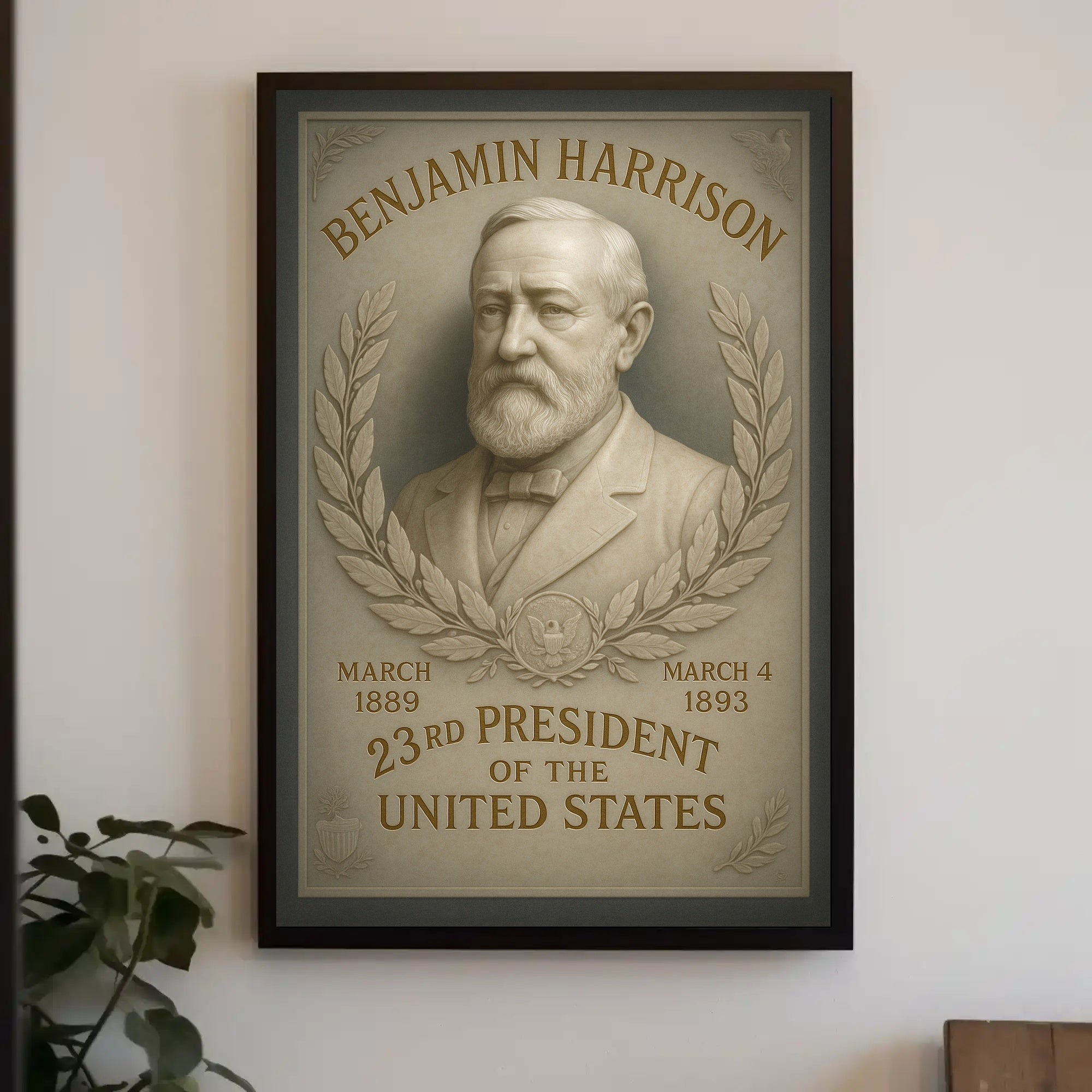 Benjamin Harrison 23rd President Poster PosterGoat