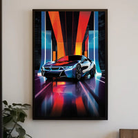 Futuristic Automotive Elegance Poster PosterGoat