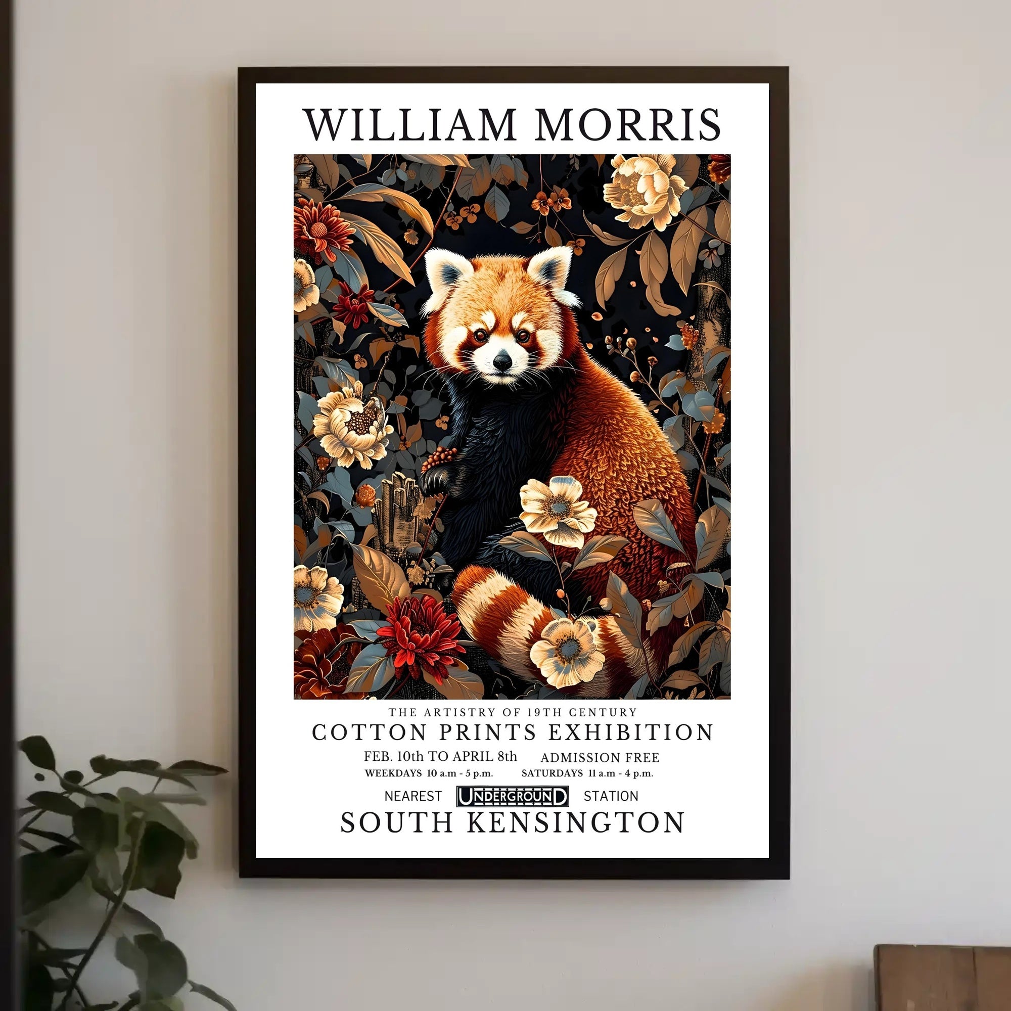 Cotton Prints Exhibition: Vintage Artistic Poster
