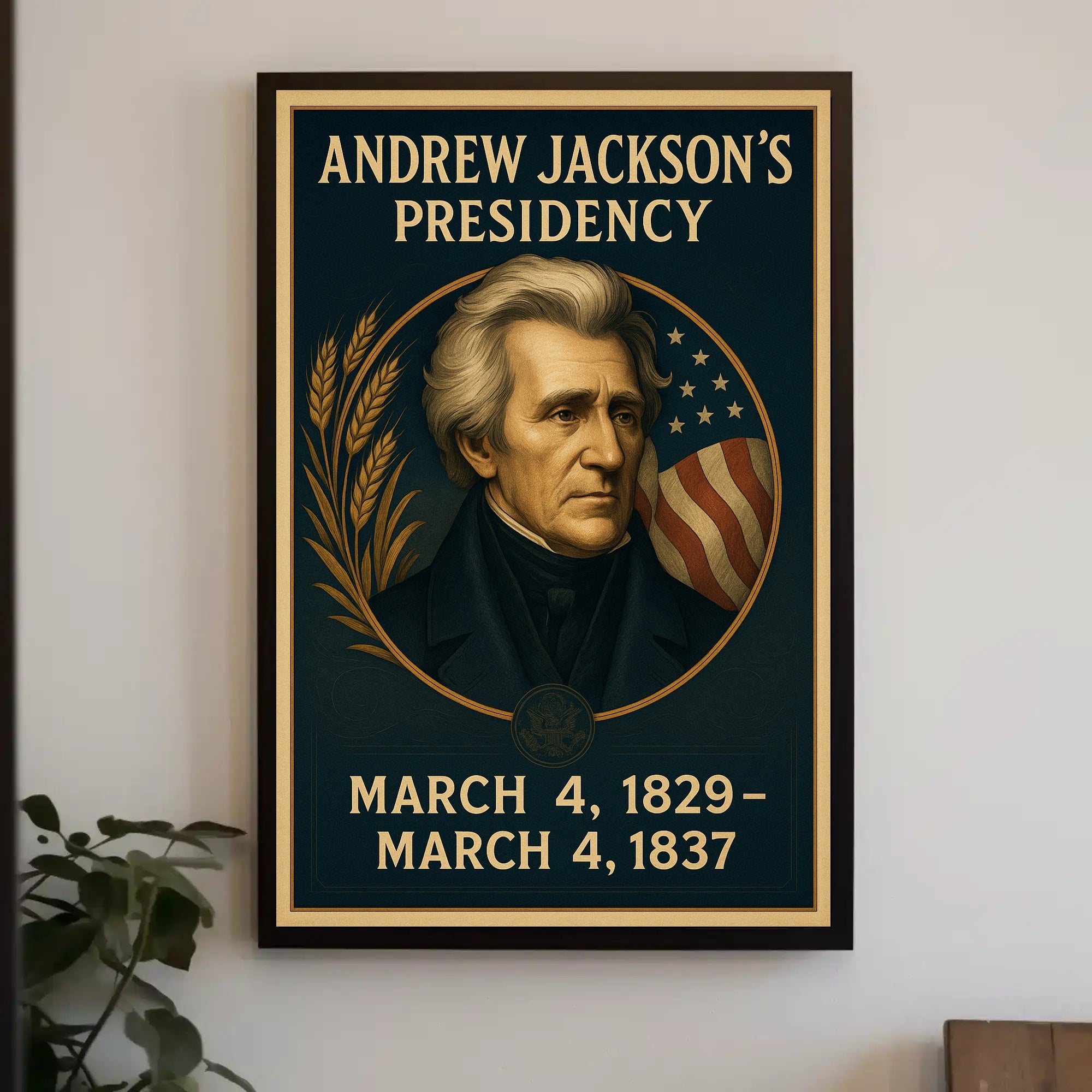 Andrew Jackson's Presidency Poster PosterGoat