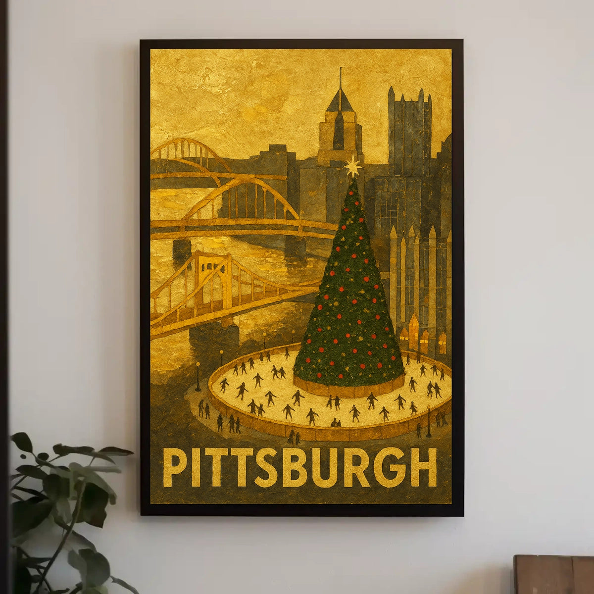 Pittsburgh Winter Wonderland Poster