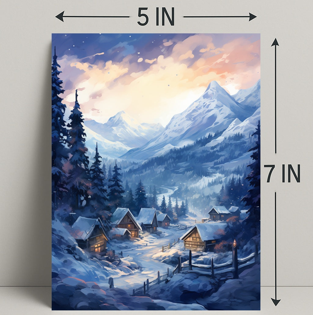 Winter Wonderland Village Poster