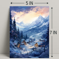 Winter Wonderland Village Poster
