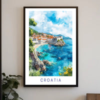 Coastal Beauty of Croatia Poster PosterGoat