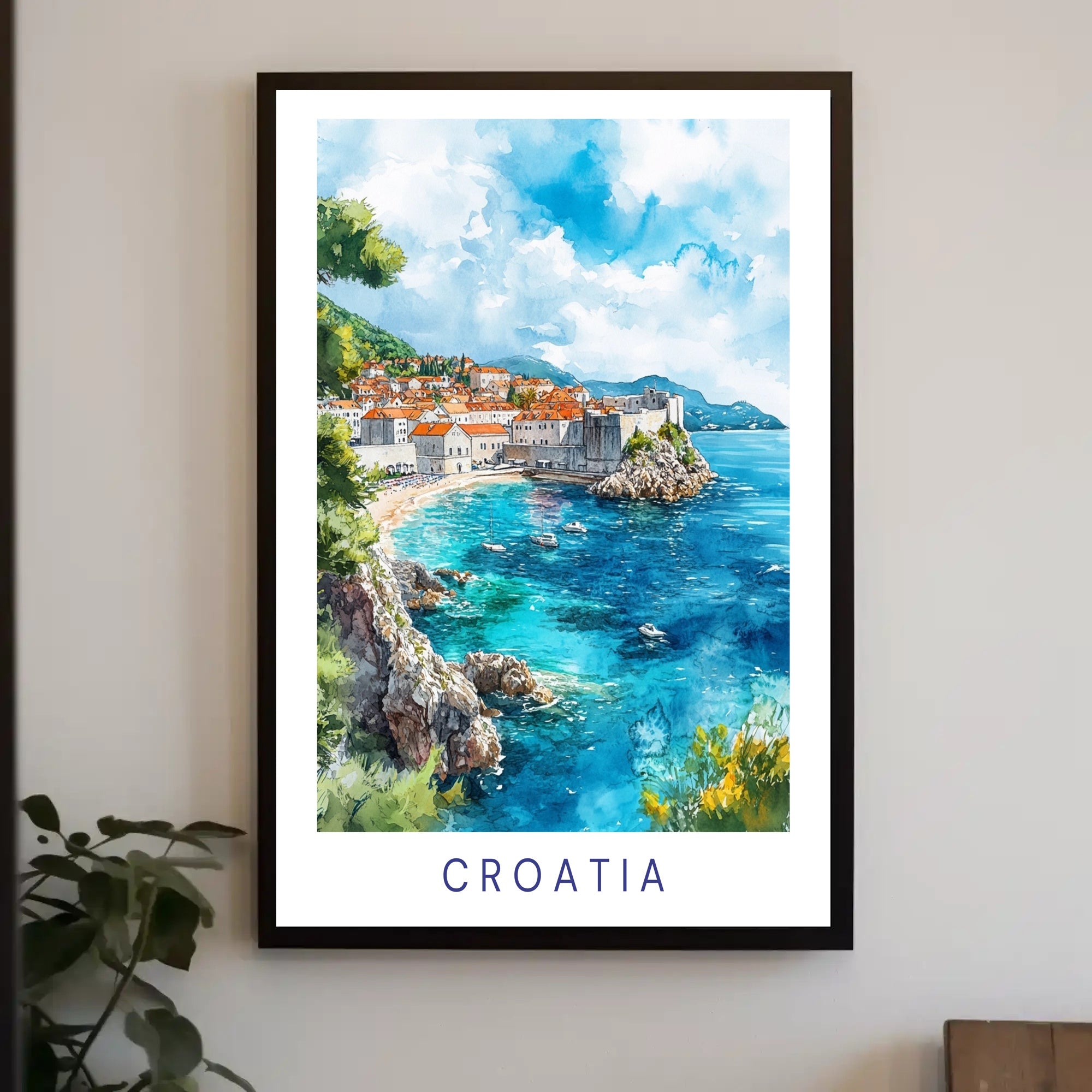 Coastal Beauty of Croatia Poster PosterGoat
