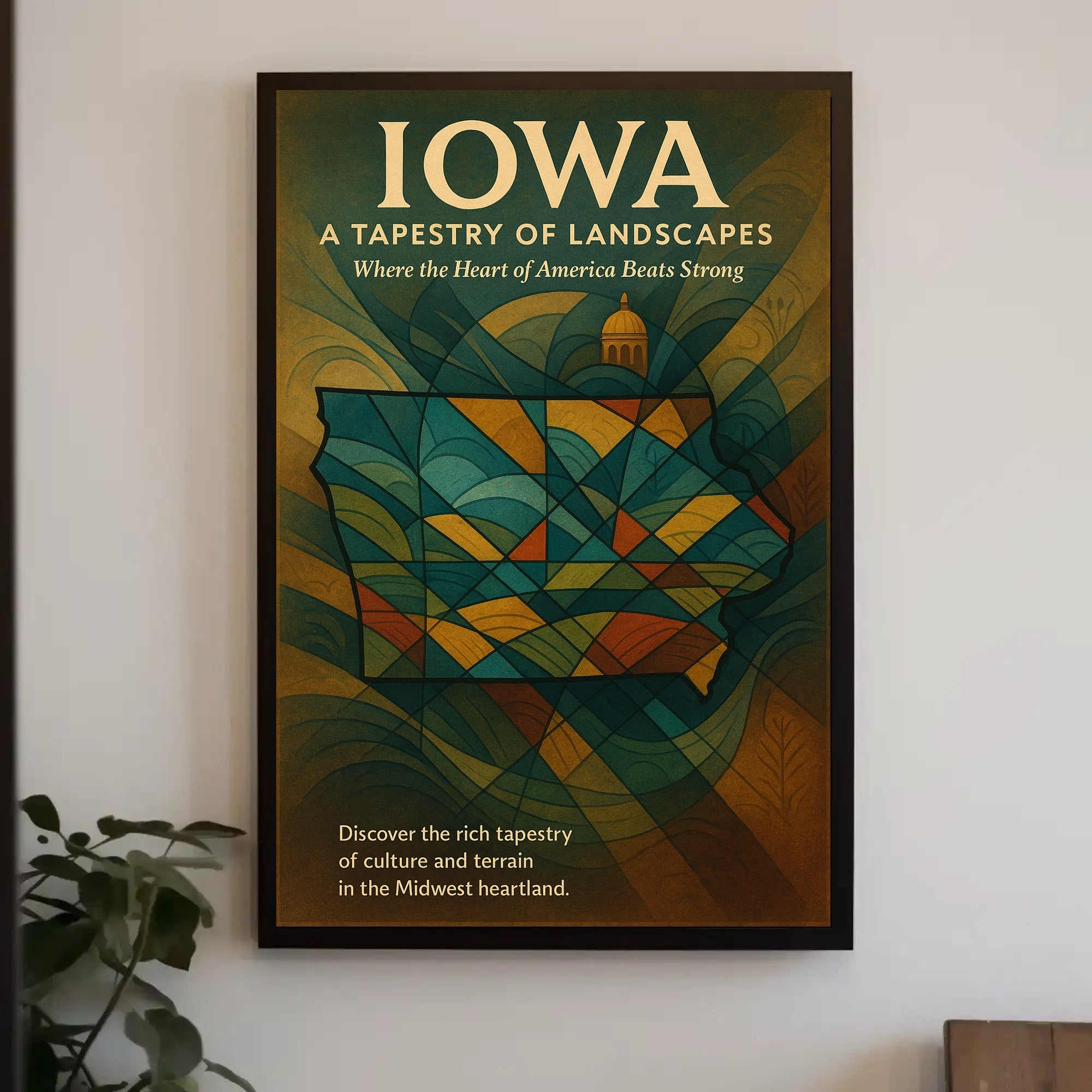 Tapestry of Landscapes Poster