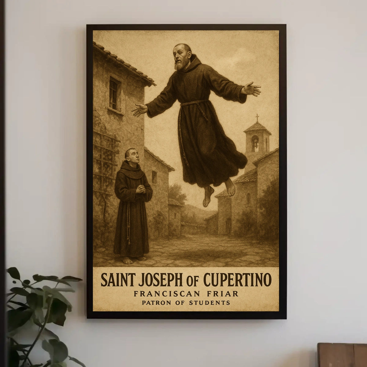 Saint Joseph Of Cupertino Poster