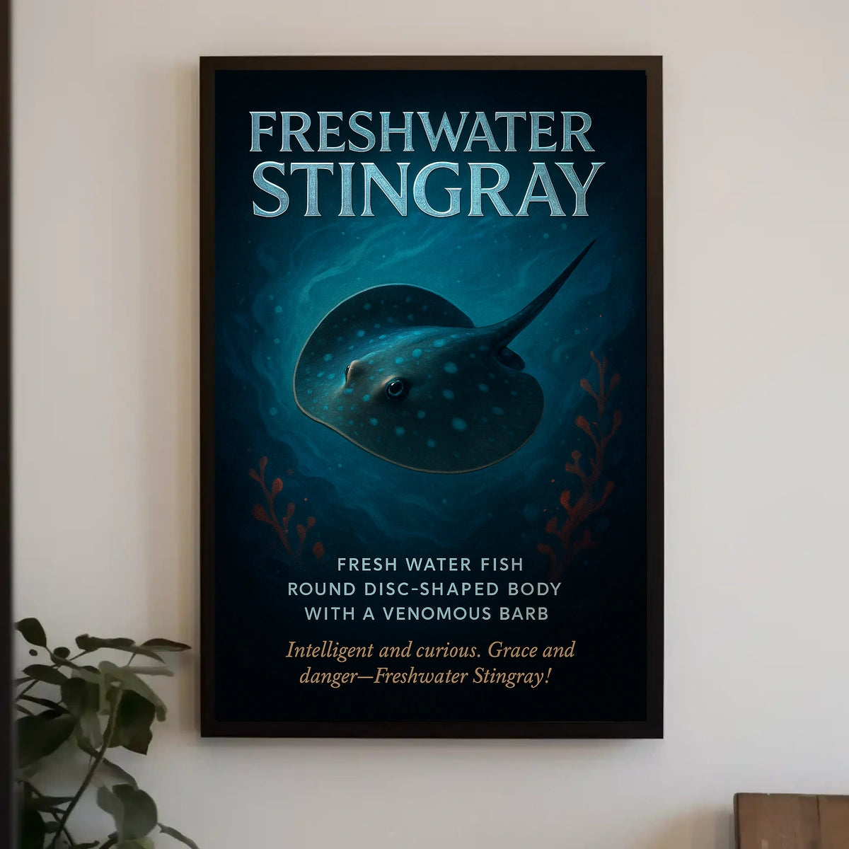 Freshwater Stingray Poster