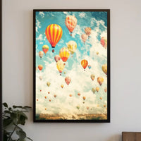 Vibrant Balloon Festival Poster