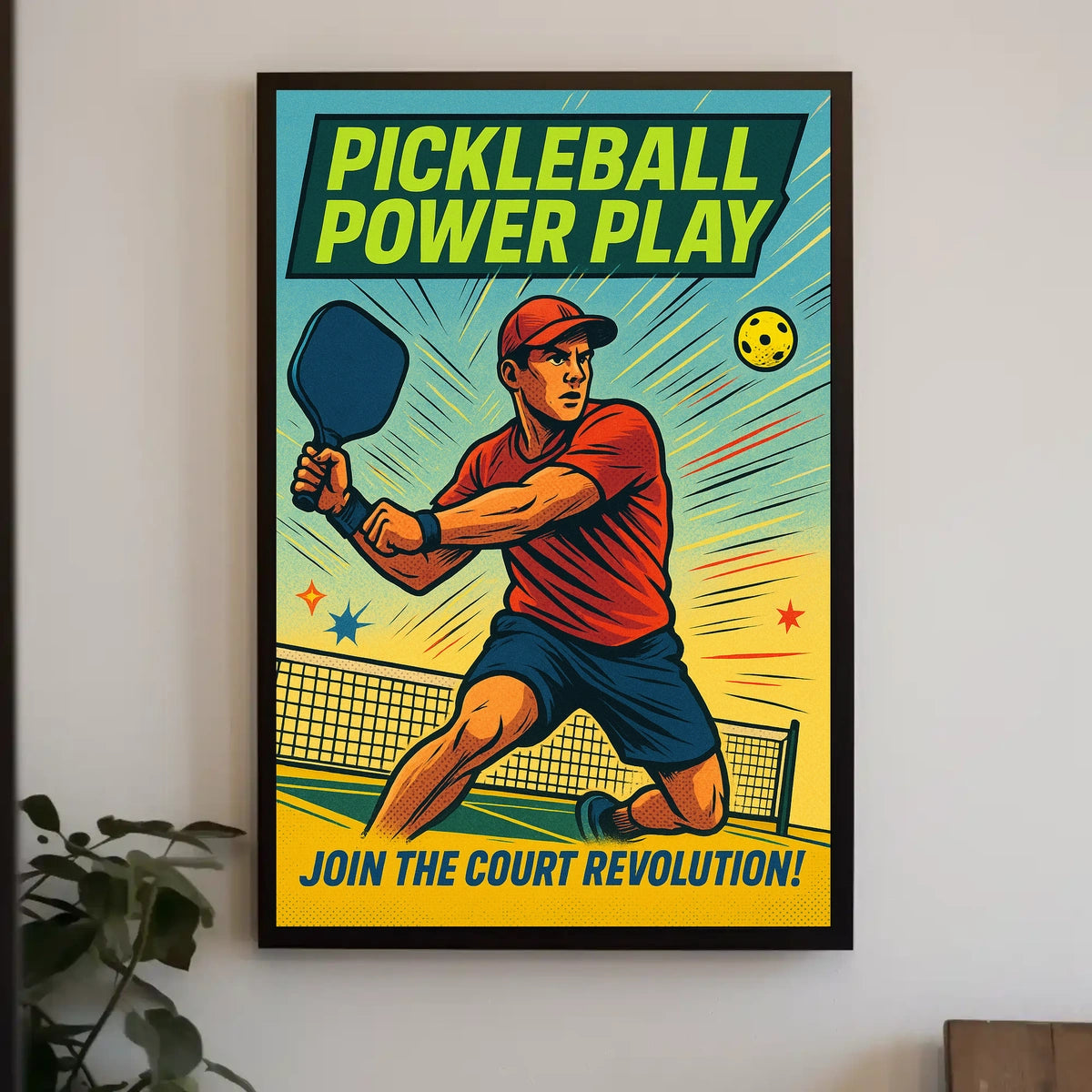 Pickleball Power Play Poster