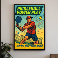 Pickleball Power Play Poster