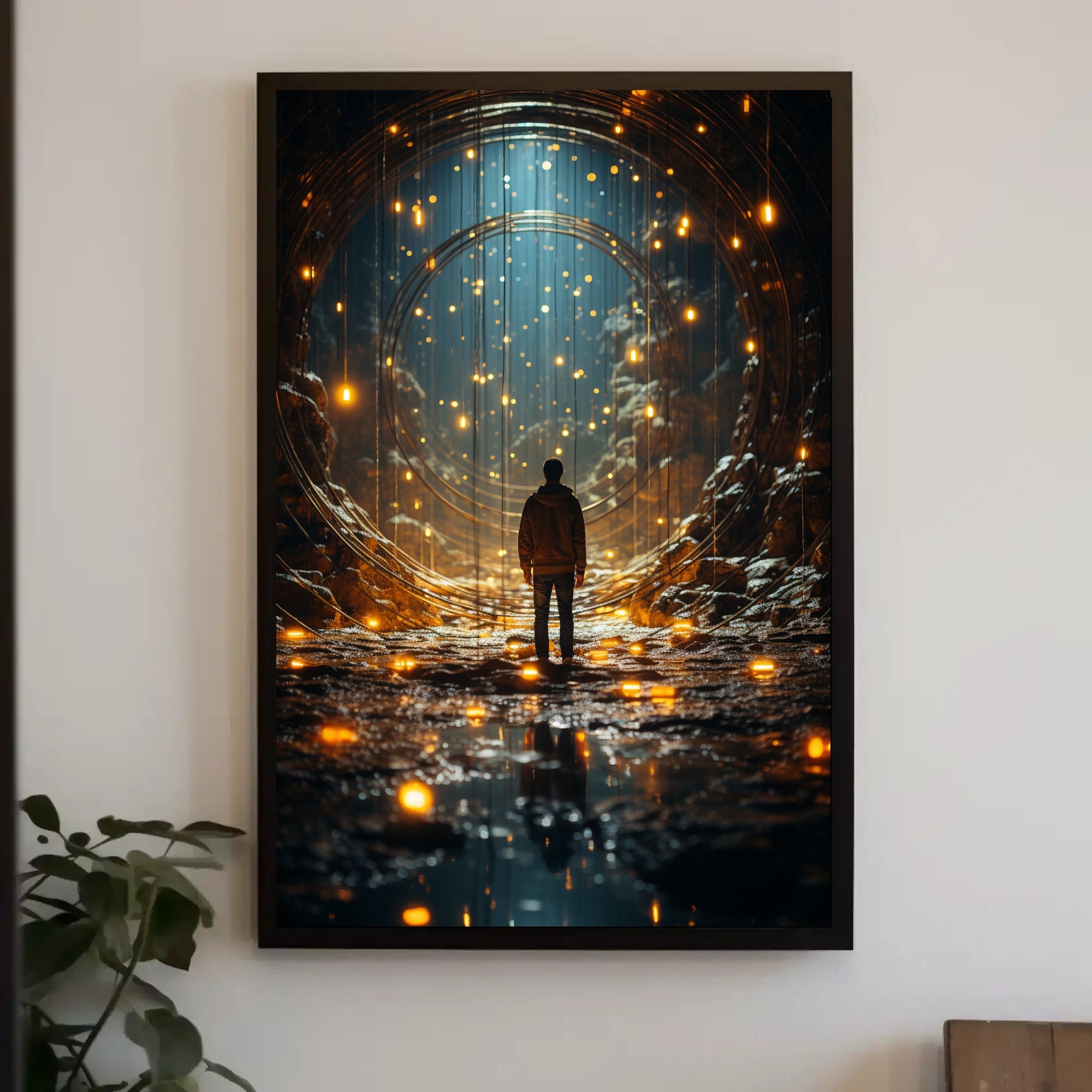 Journey Through The Luminous Tunnel Poster PosterGoat