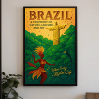 Brazil A Symphony Of Nature, Culture, Poster