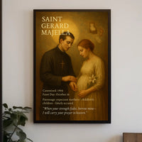 Saint Gerard Majella Religious Iconography Cultural or Heritage Poster