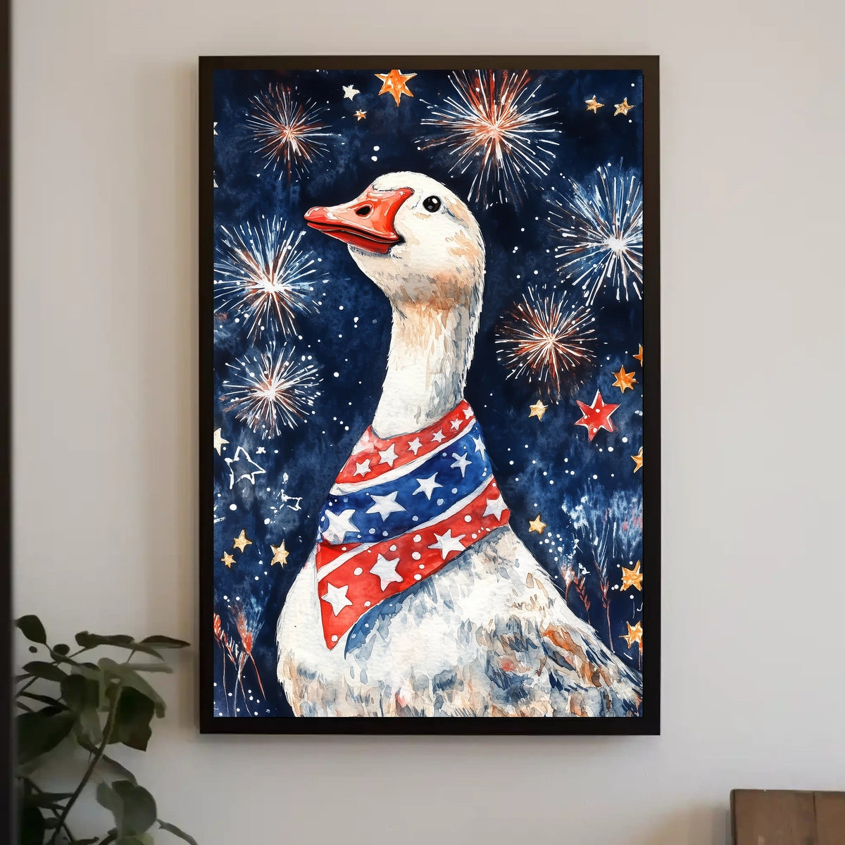 patriotic goose Poster