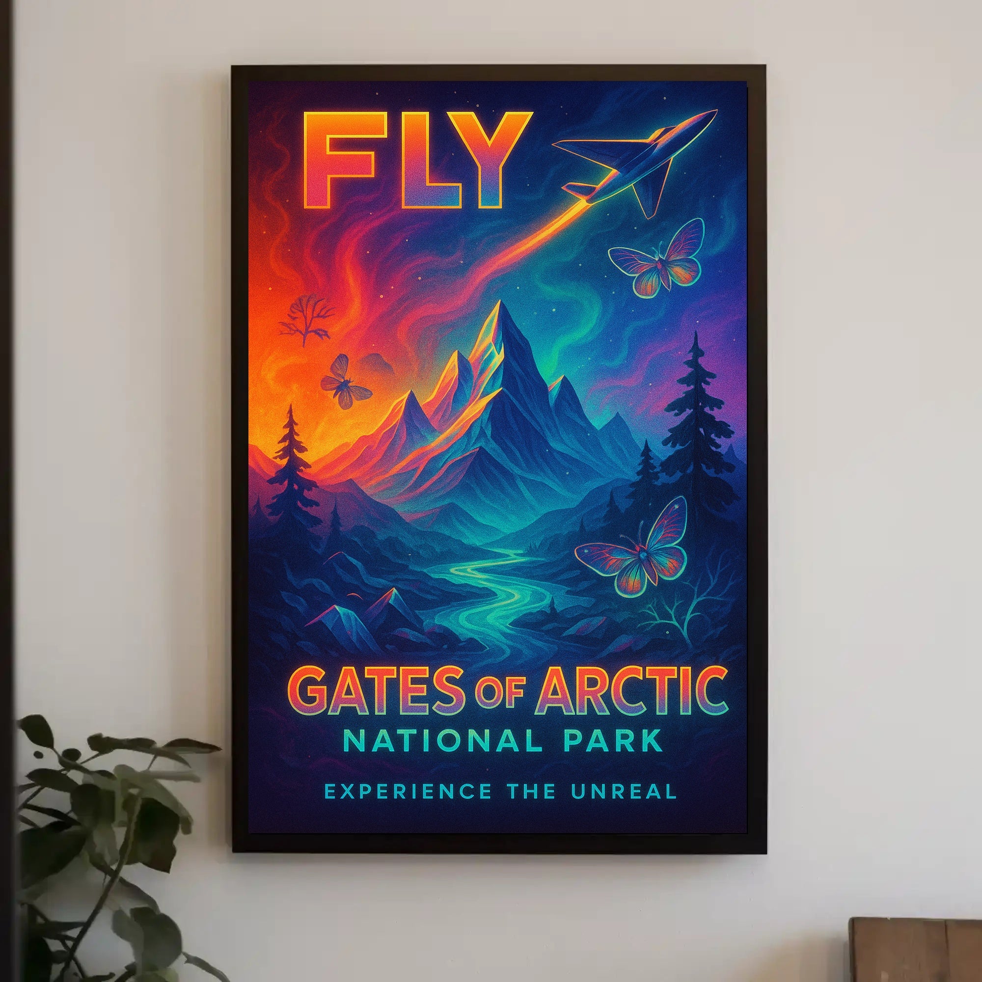 Experience the Unreal: Gates of the Arctic National Park Poster