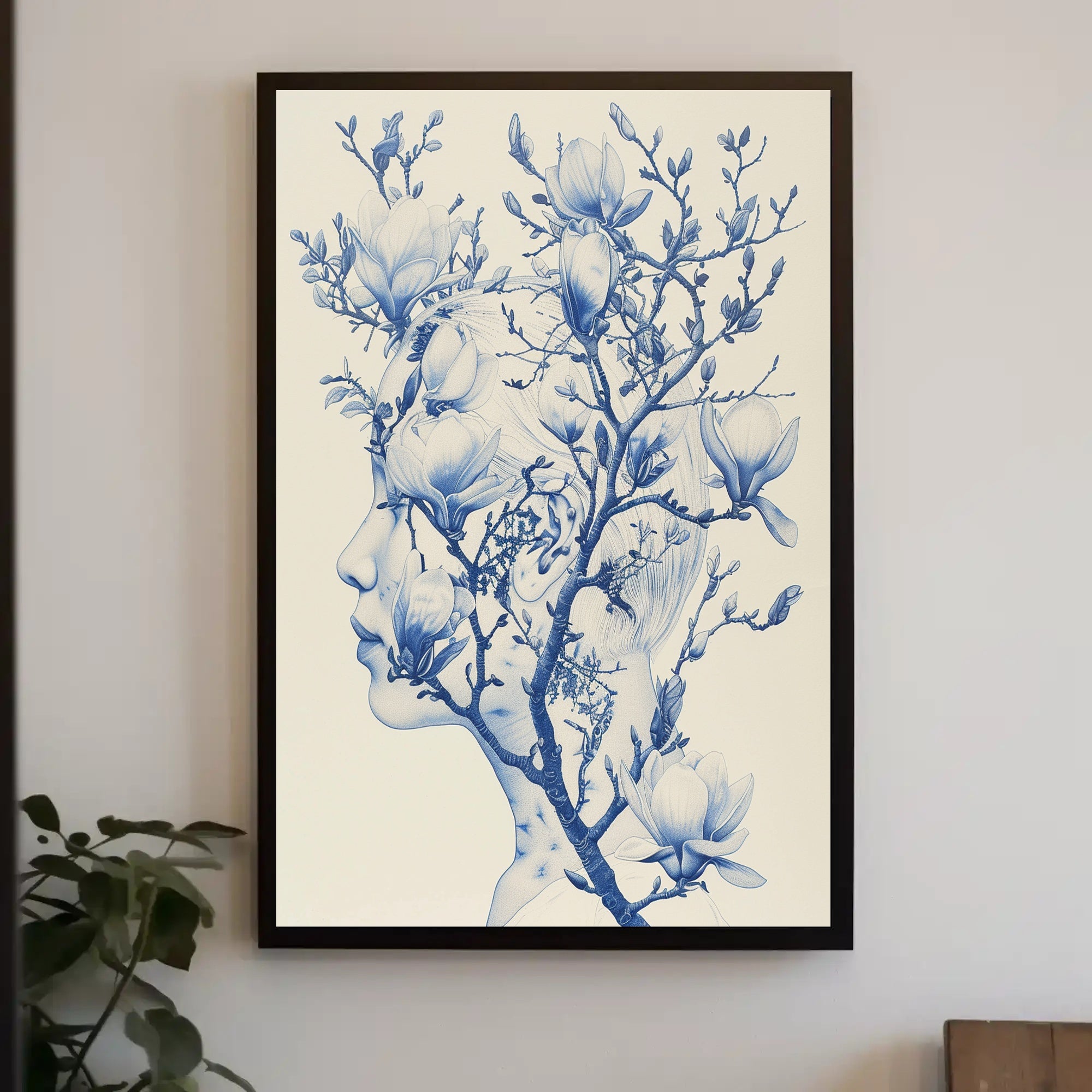 Blossoming Thoughts Art Print Poster Decorative Wall Art for Home Decor PosterGoat