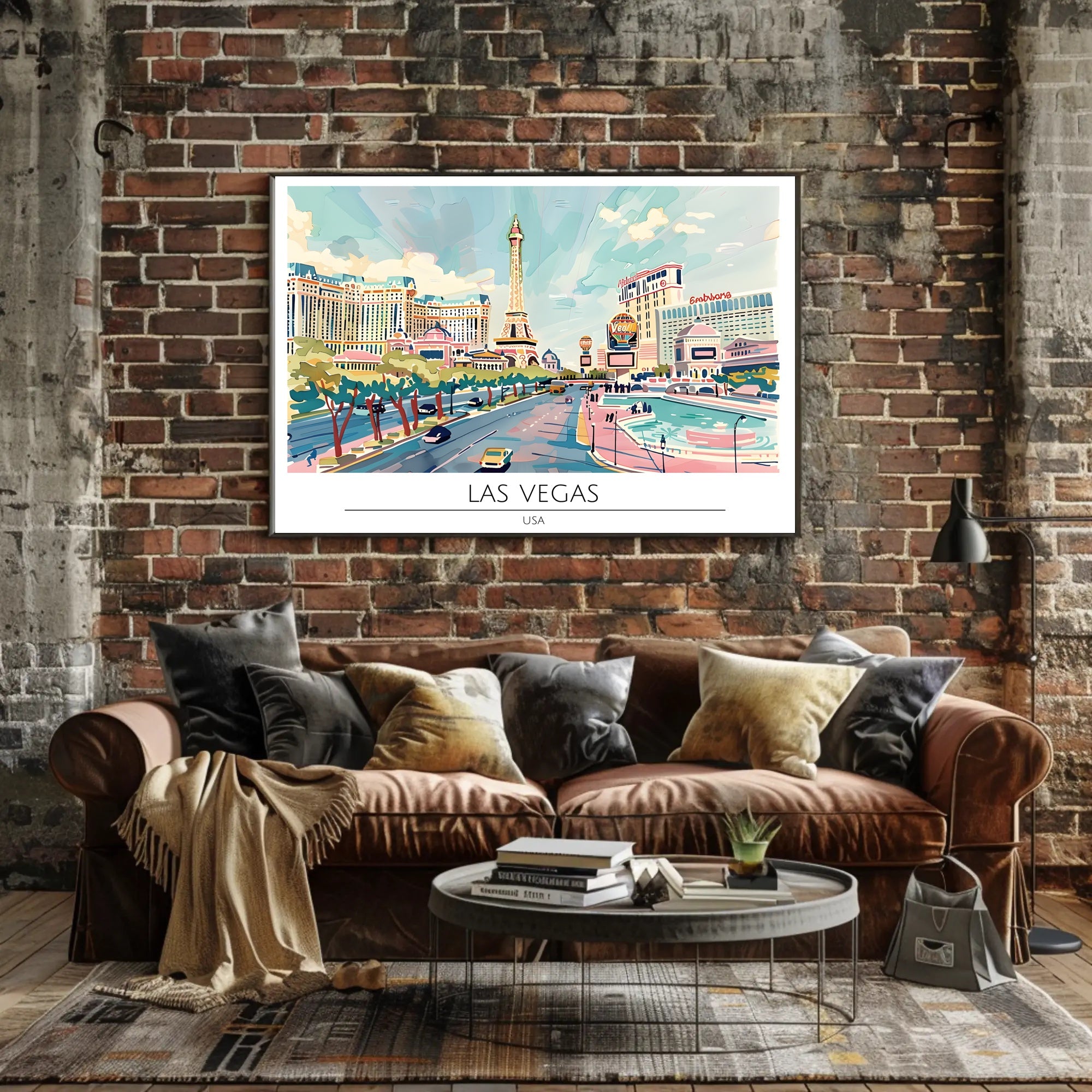 Vibrant Las Vegas Poster