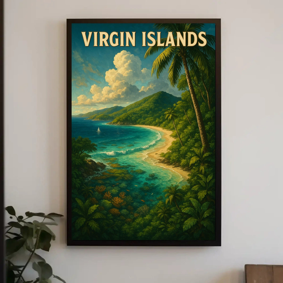 Virgin Islands Paradise Poster