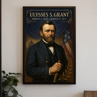 Ulysses S. Grant 18Th President Poster