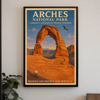Arches National Park Majestic Landscape Poster