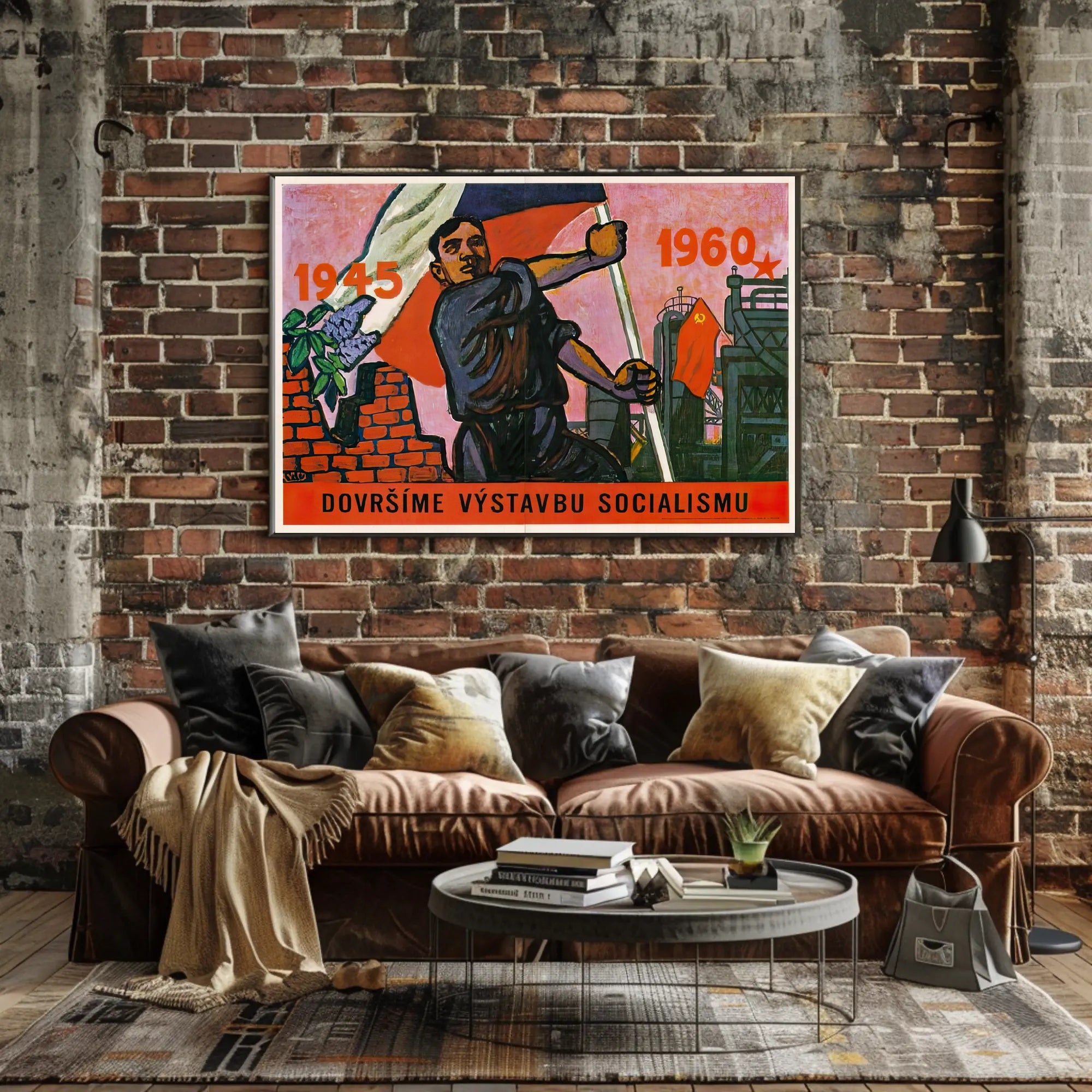 Post War Socialist Construction Poster