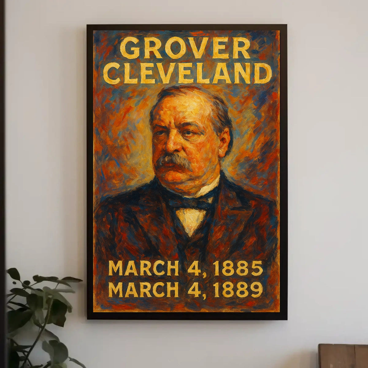 Grover Cleveland 22Nd And 24Th Poster
