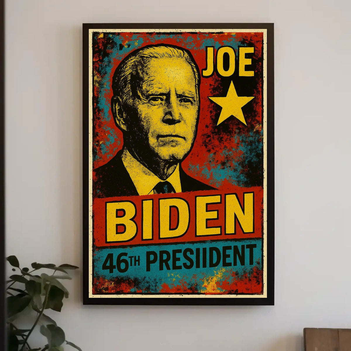 Joe Biden 46th President of the United States Graffiti Pop Art Poster