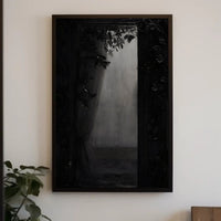 Gothic Mystery Window Art Poster - Abstract or Artistic Poster PosterGoat