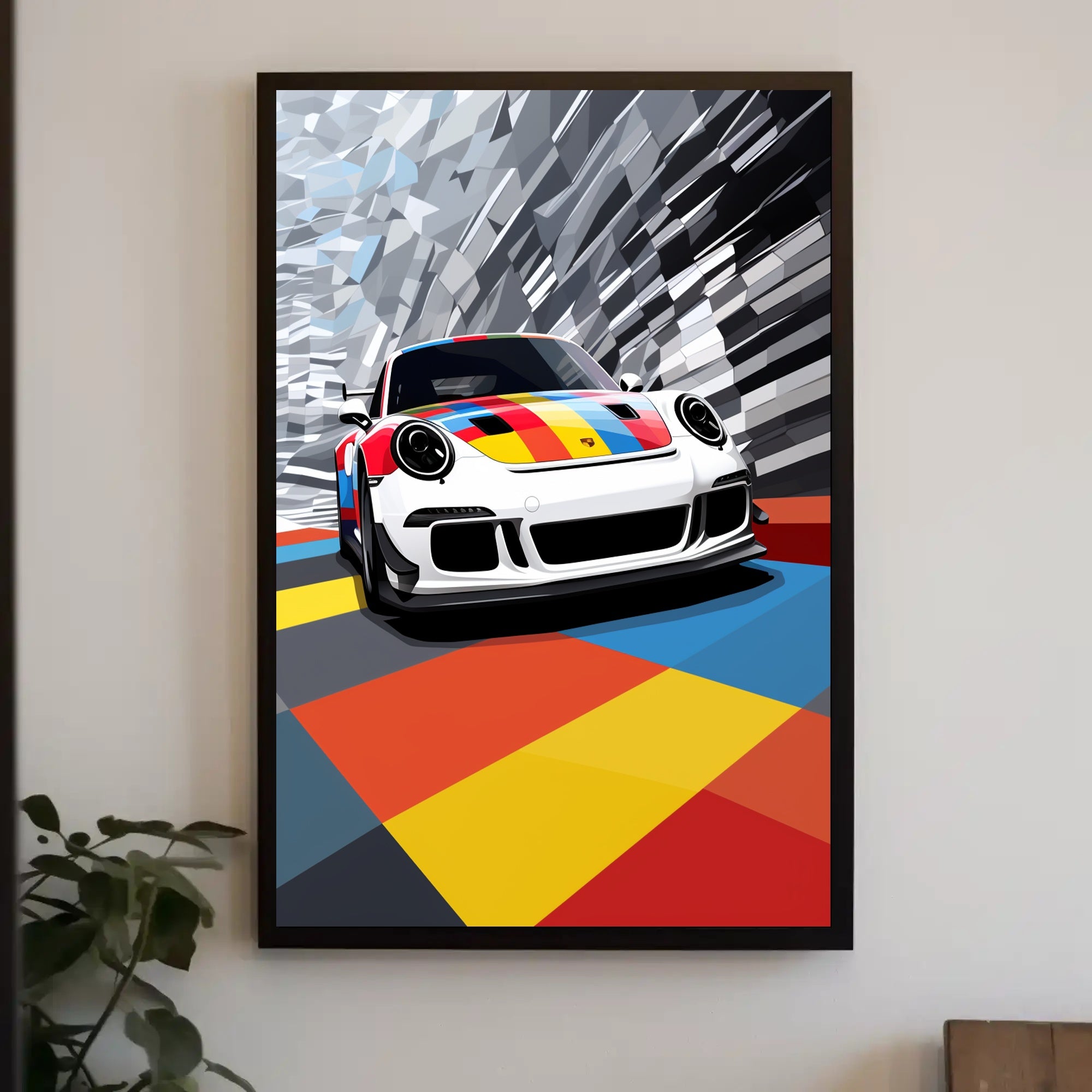 Vibrant Speed Poster PosterGoat