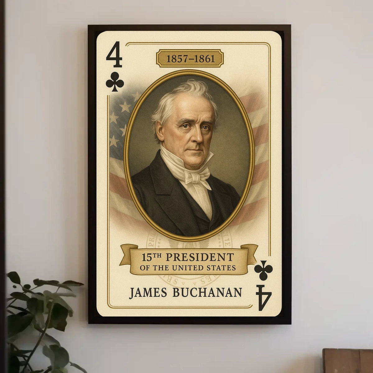 James Buchanan President Poster