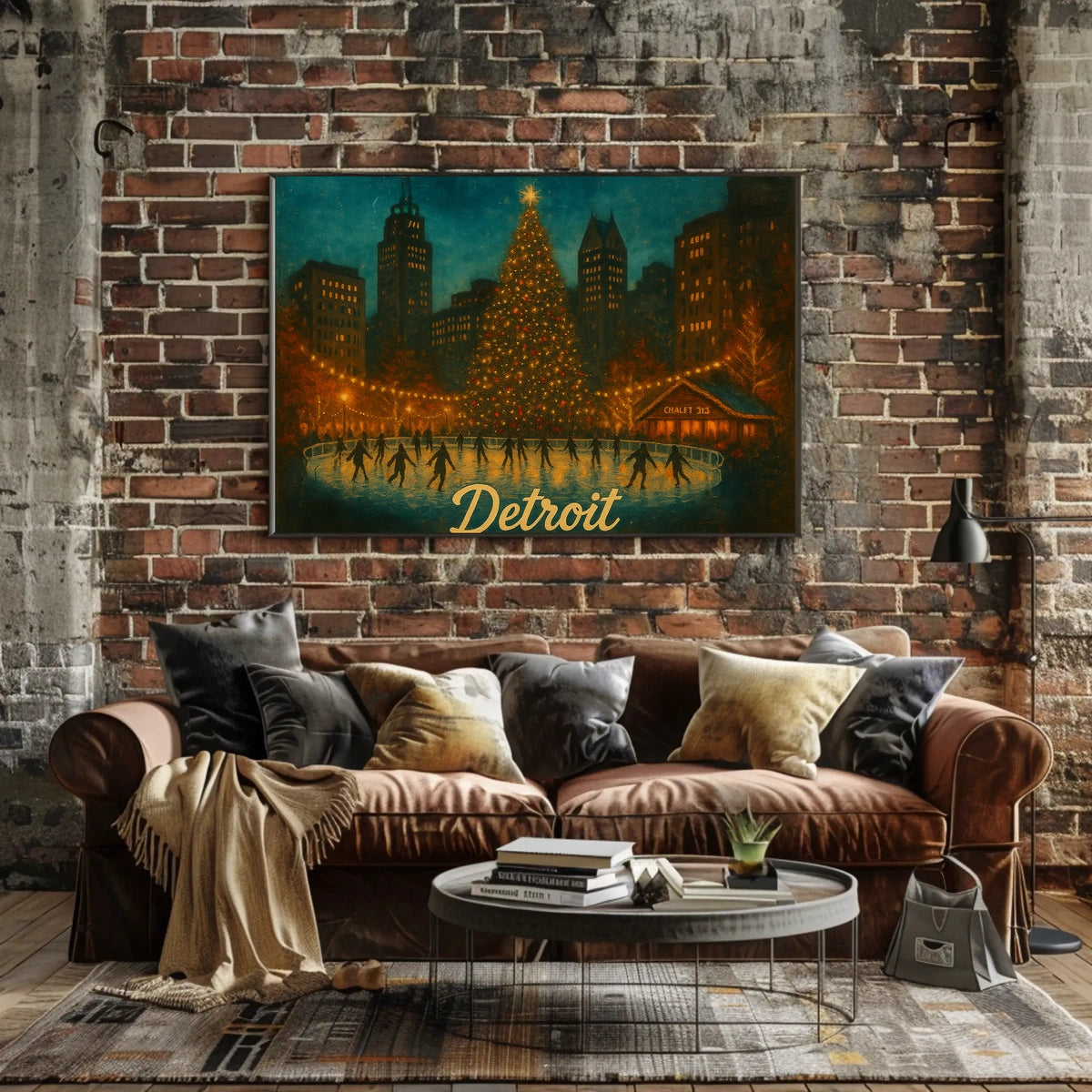 Detroit Winter Wonderland Poster