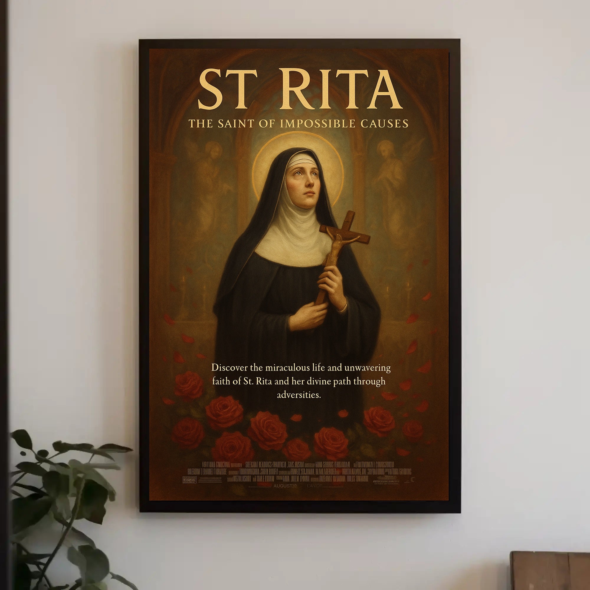 St. Rita The Saint of Impossible Causes Poster PosterGoat
