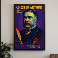 Chester Arthur 21St President Poster