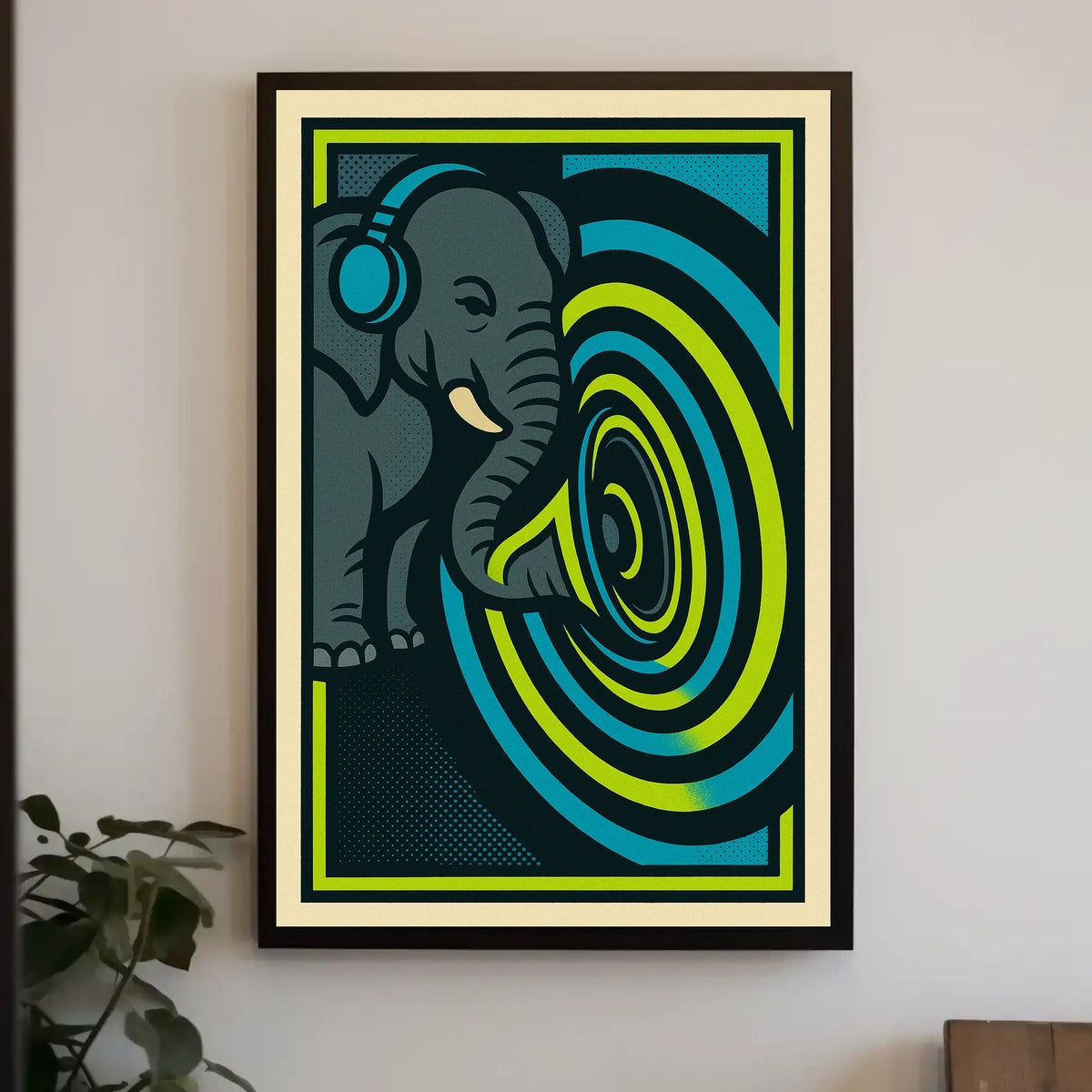 The Musical Elephant Poster