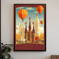 Surreal Skyline Adventure Poster