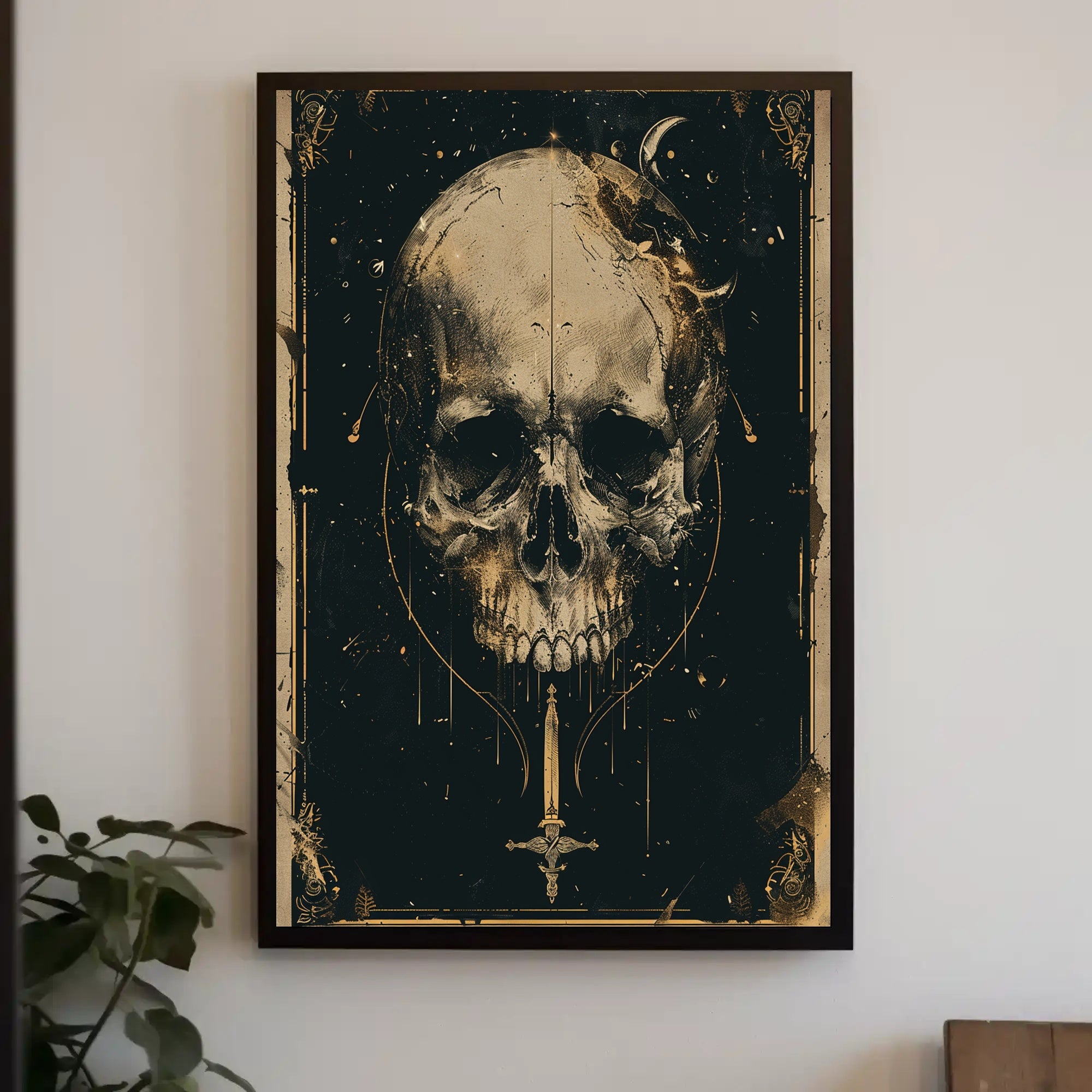 Celestial Skull Poster PosterGoat