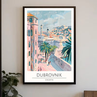 Dubrovnik Scenic View Poster PosterGoat
