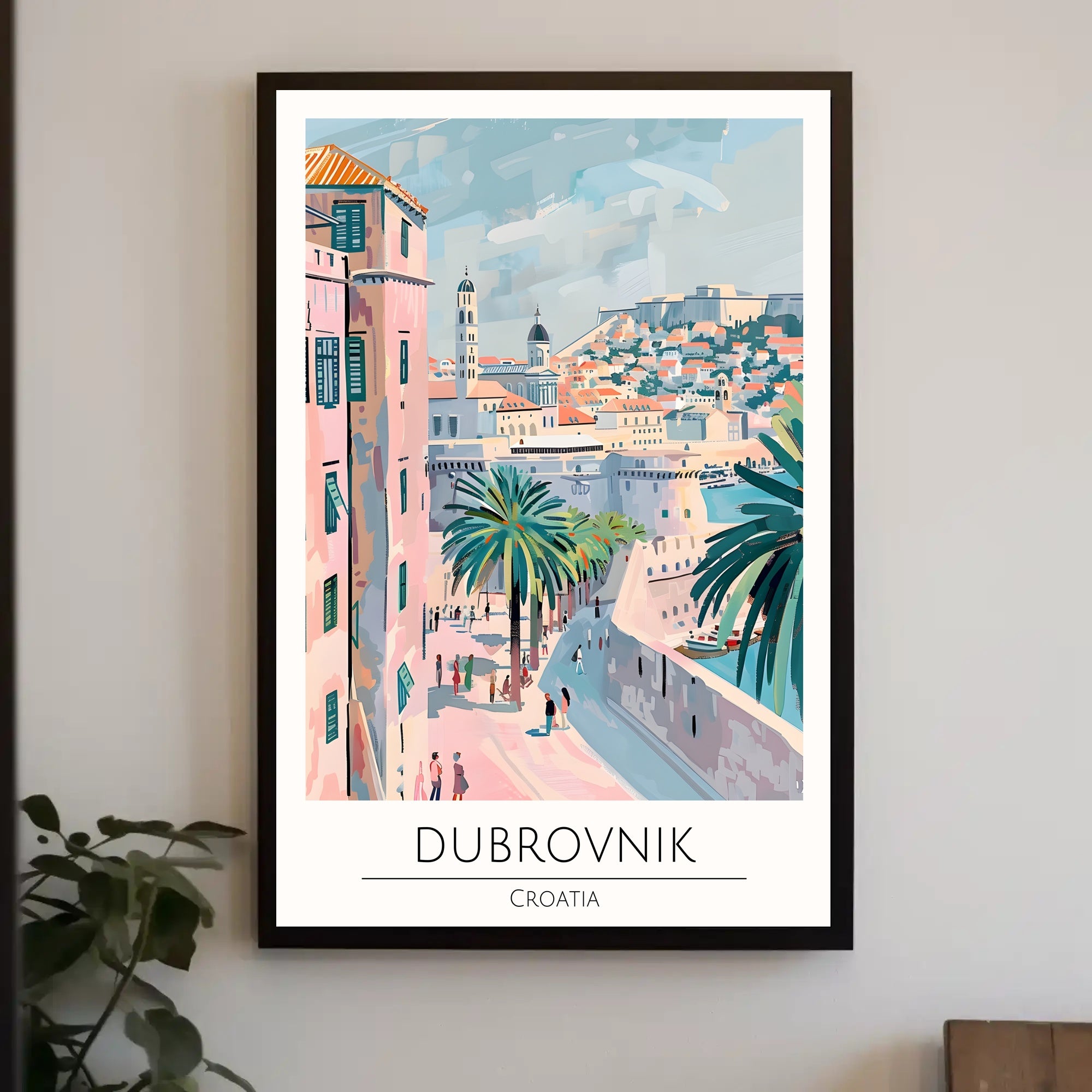 Dubrovnik Scenic View Poster PosterGoat