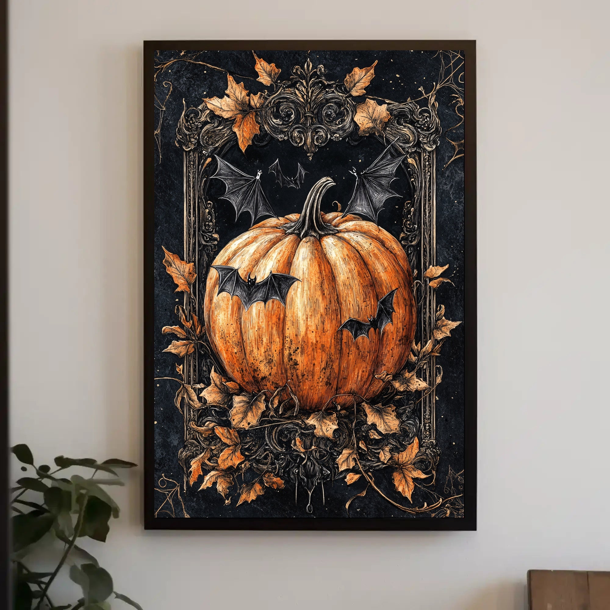 Enchanted Autumn Night Poster