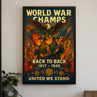 World War Champs Poster PosterGoat