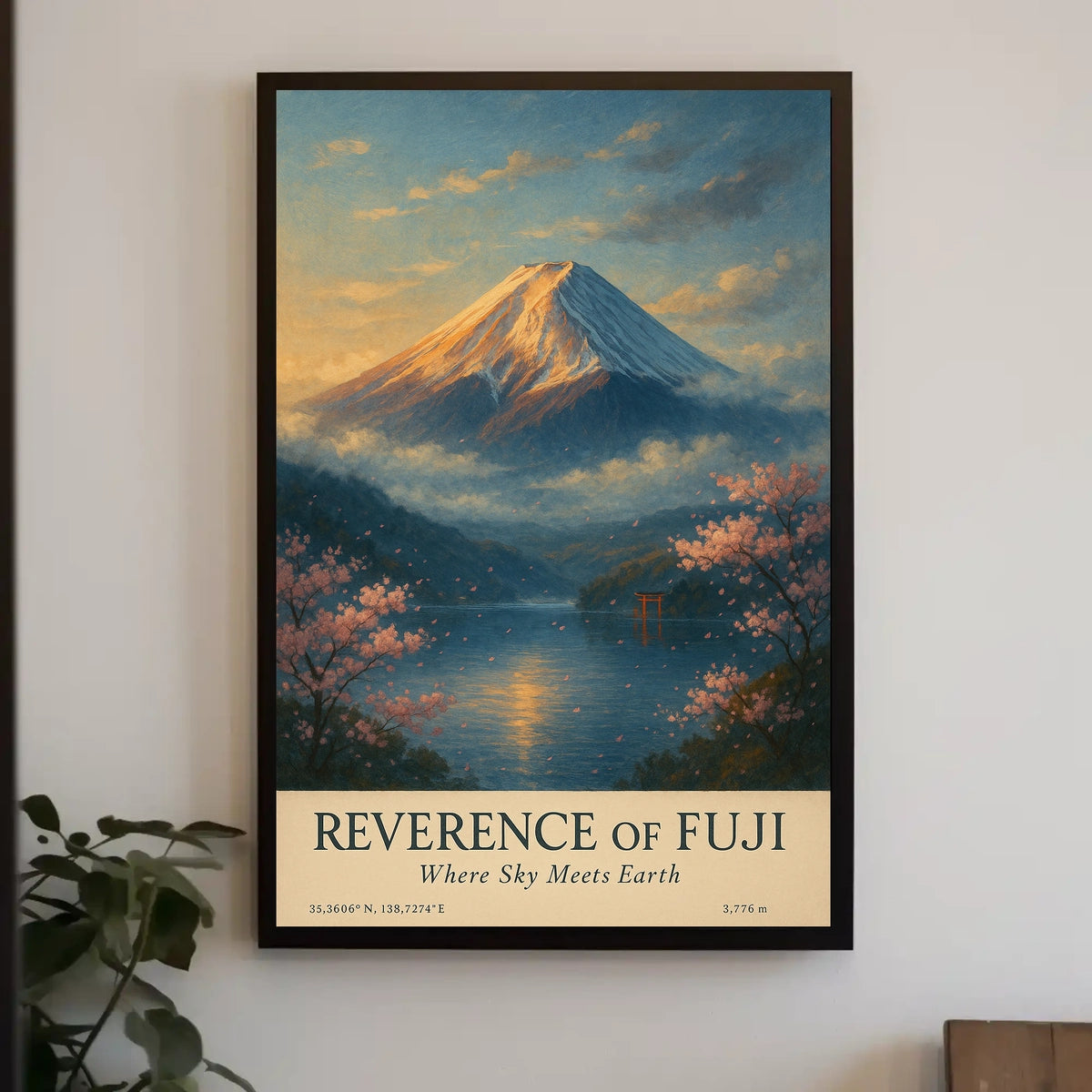 Reverence of Fuji Poster