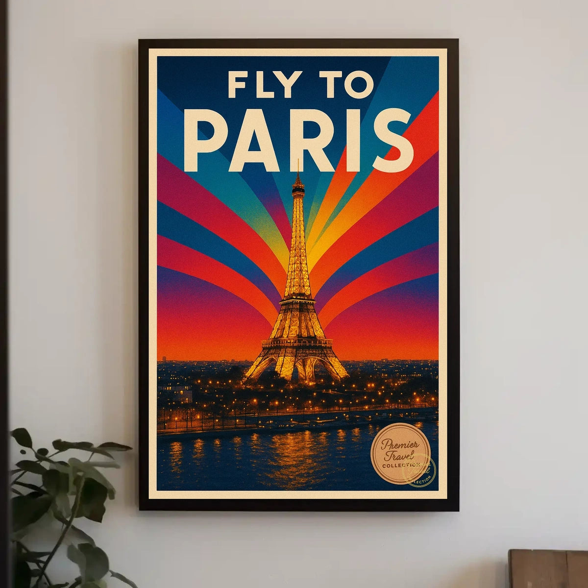 Fly To Paris Poster