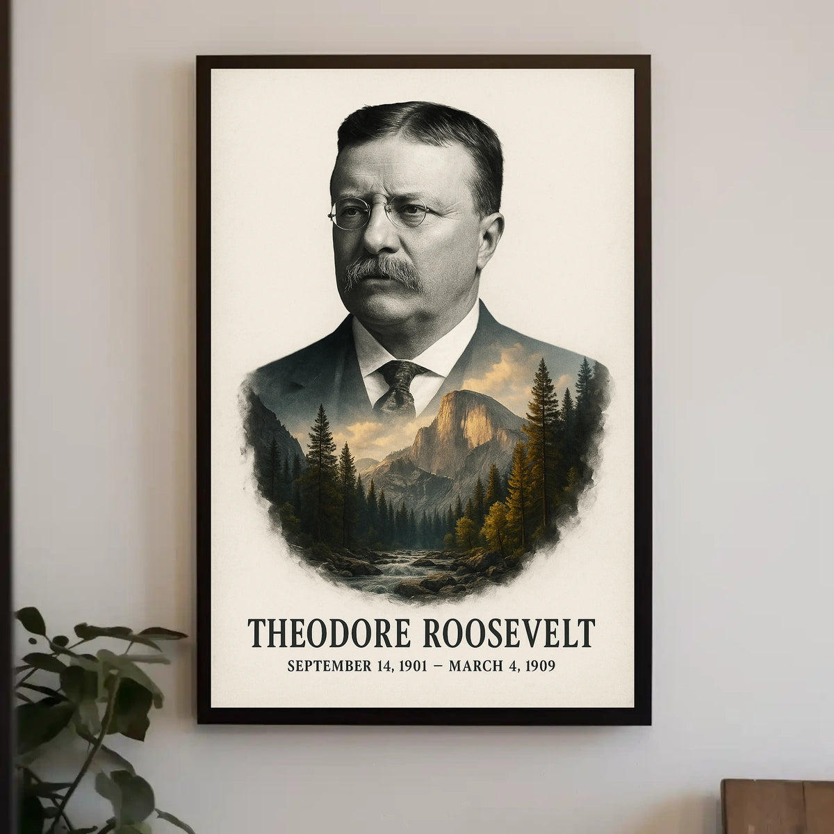 Theodore Roosevelt 26th President of the United States Reflections Poster