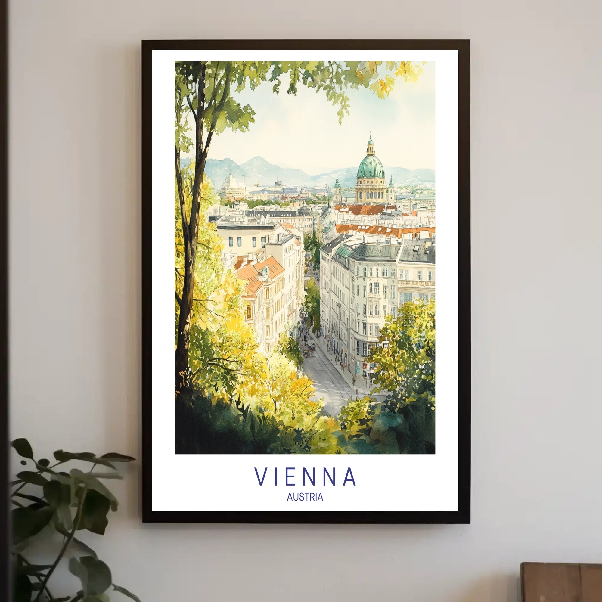 Scenic View of Vienna Poster PosterGoat