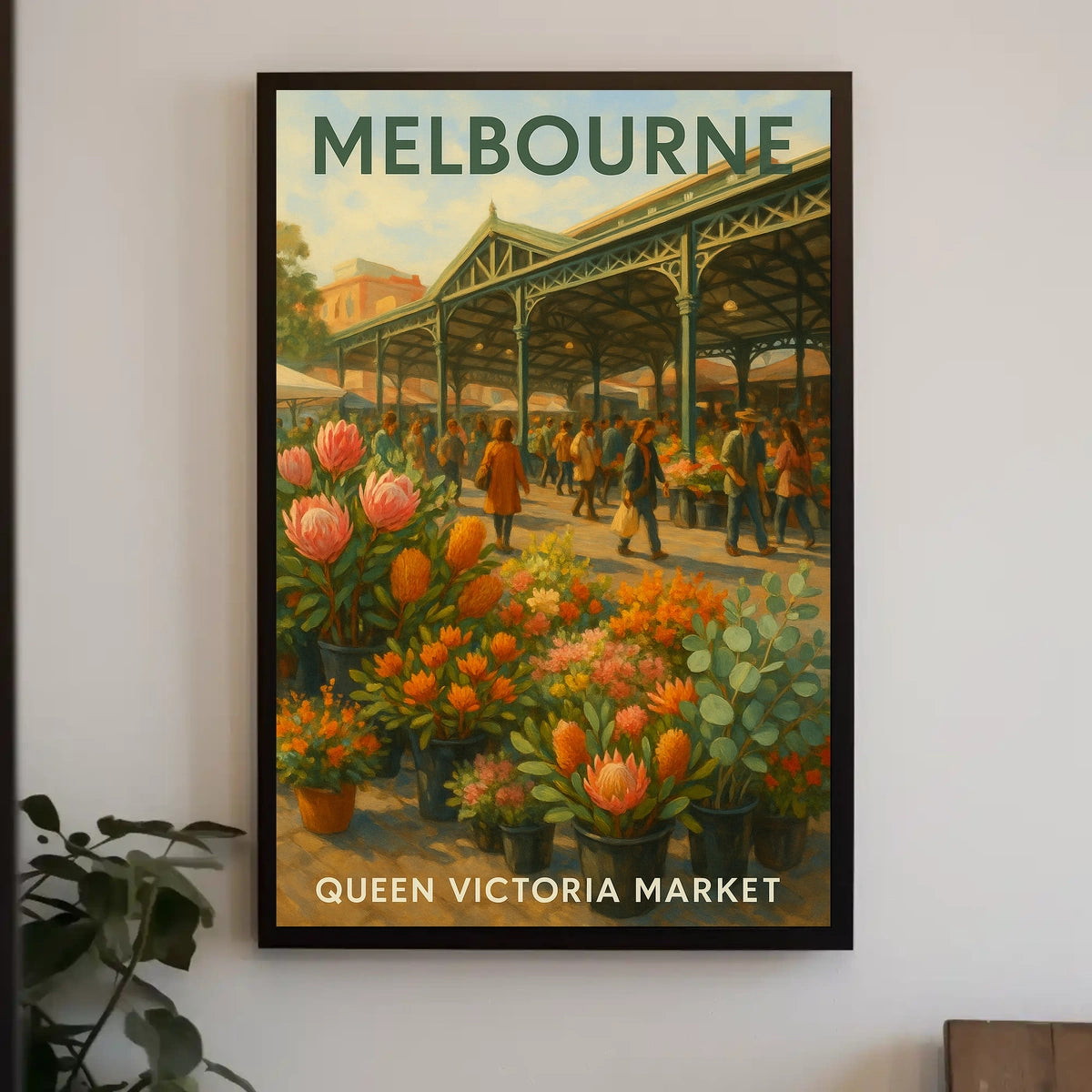 Queen Victoria Market Melbourne Poster