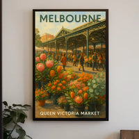 Queen Victoria Market Melbourne Poster